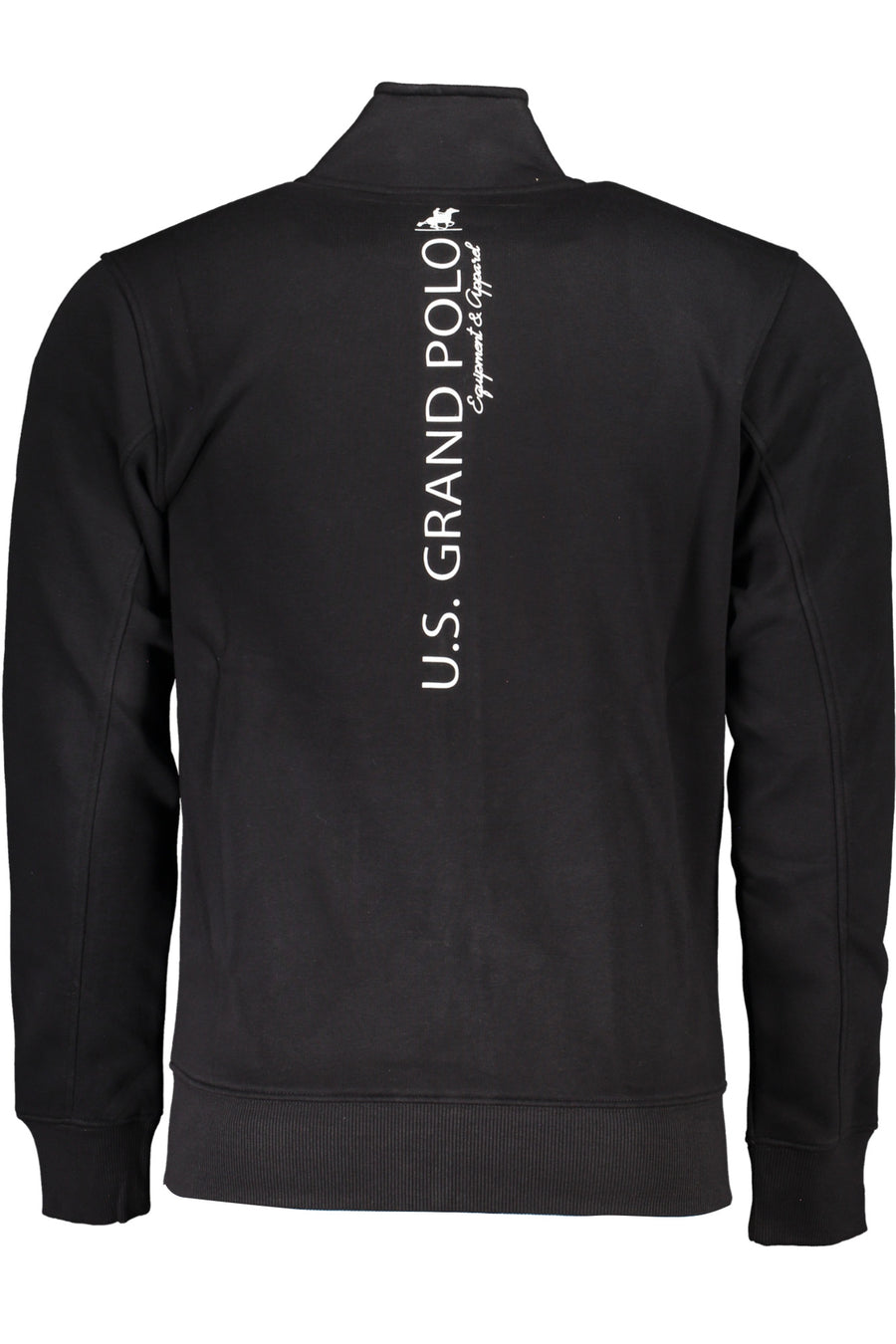 U.S. Grand Us Grand Men's Black Zip-Up Sweatshirt
