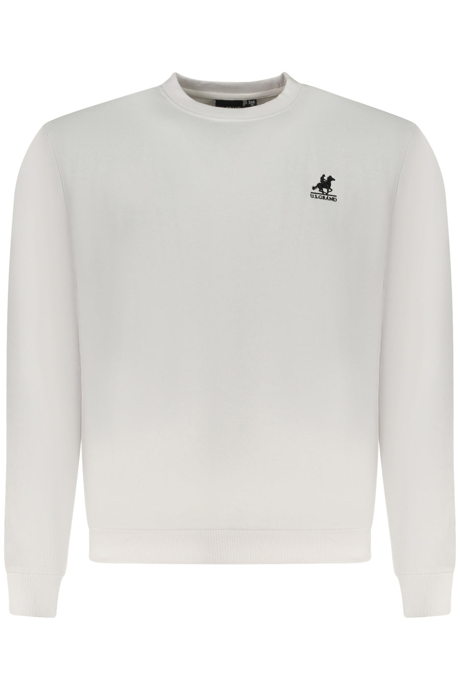 U.S. Grand Us Grand Men's White Zip-Up Sweatshirt