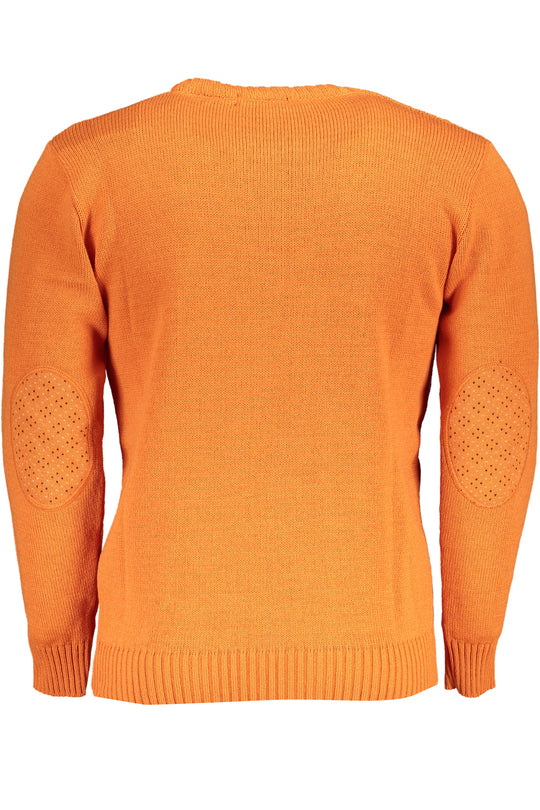 U.S. Grand Us Grand Men's Orange Sweater