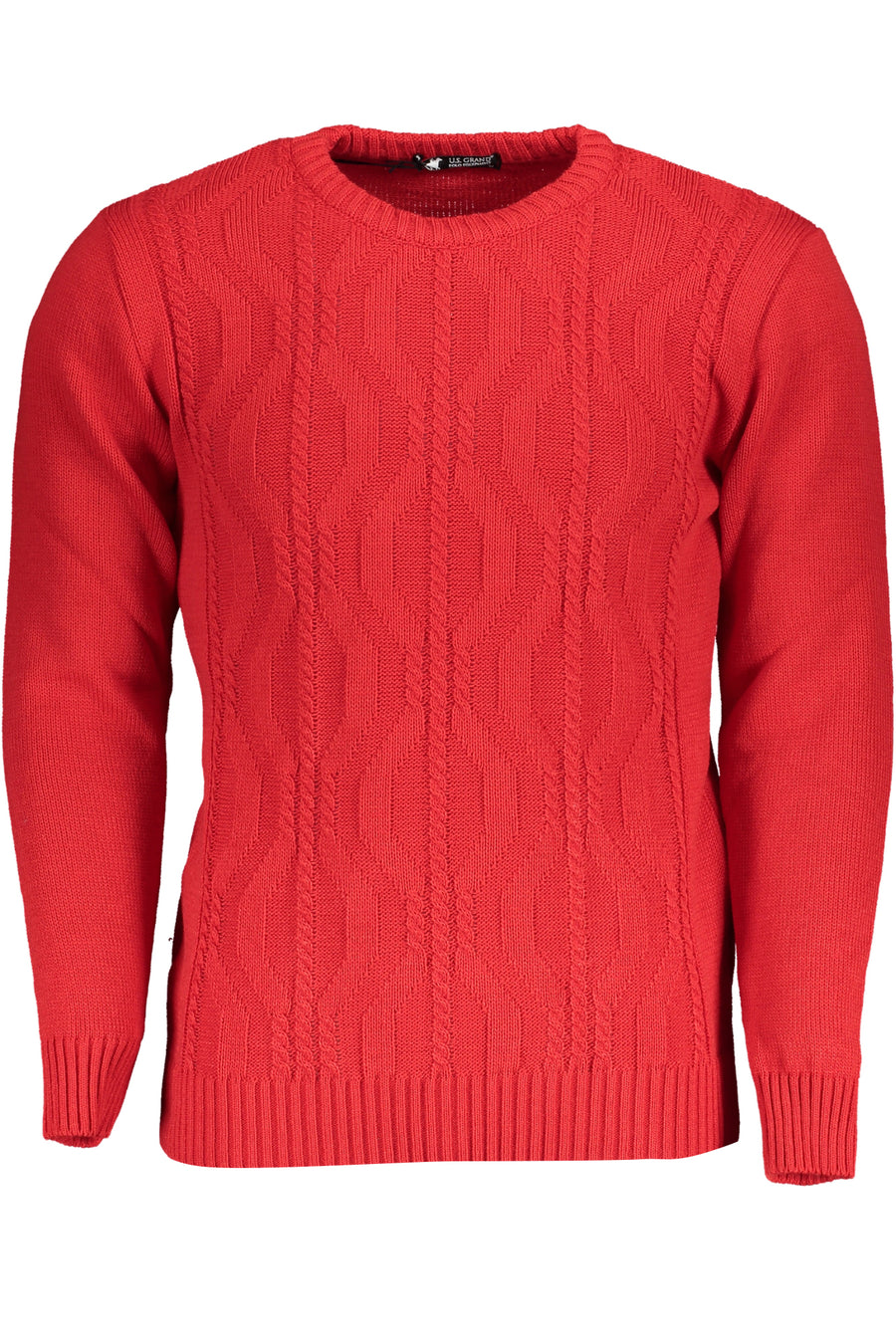 U.S. Grand Us Grand Men's Red Sweater