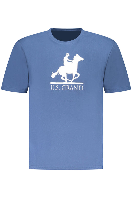 U.S. Grand Us Grand Men's Short-Sleeve T-Shirt Blue