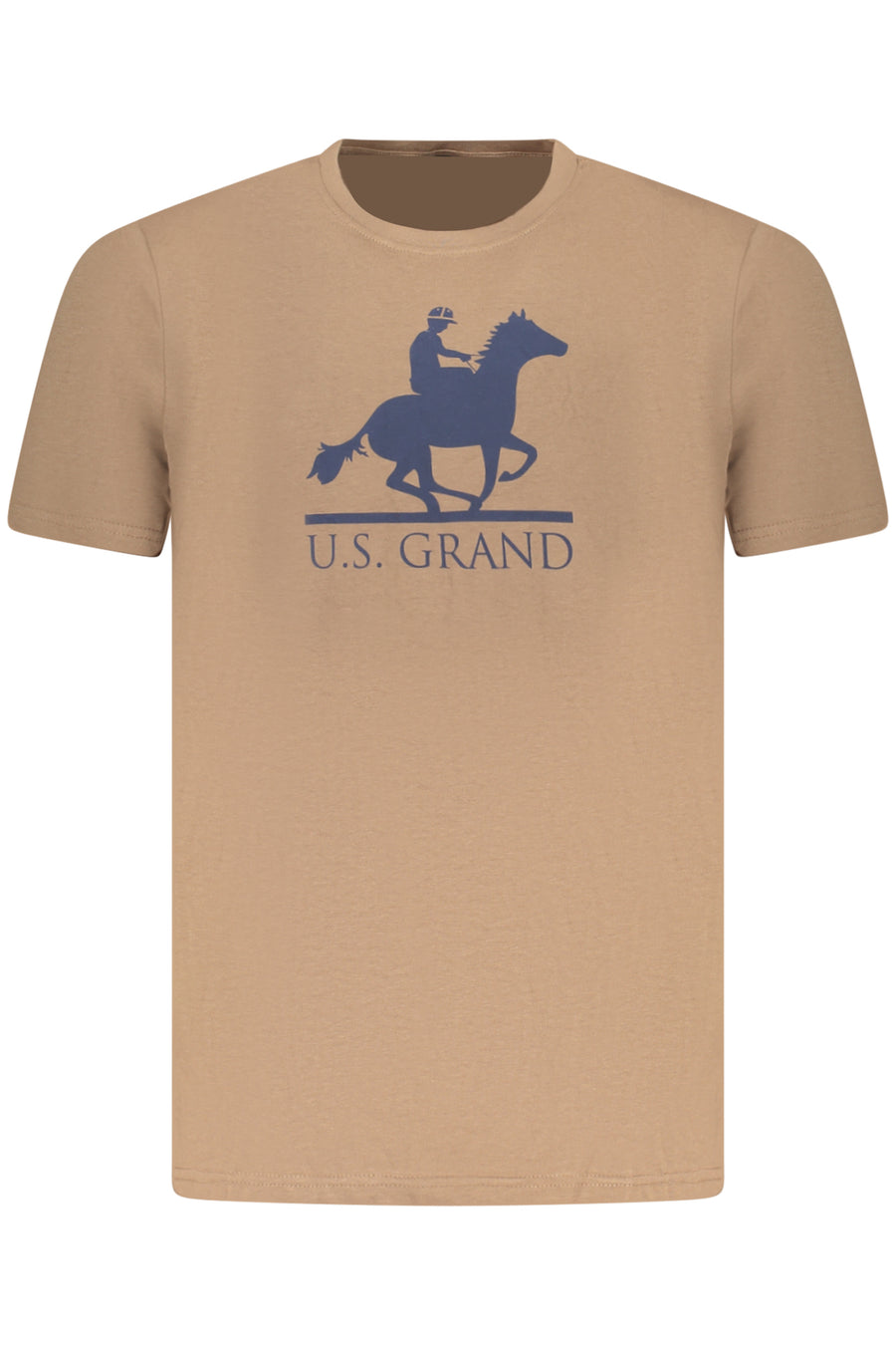 U.S. Grand Us Grand Men's Short-Sleeve T-Shirt Brown