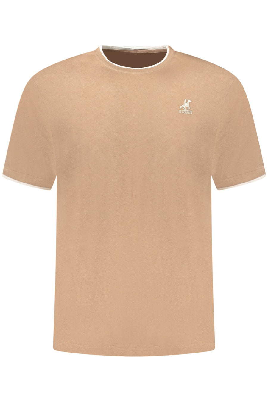 U.S. Grand Us Grand Men's Short-Sleeve T-Shirt Brown