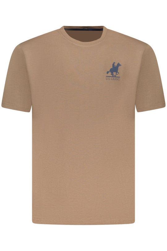 U.S. Grand Us Grand Men's Short-Sleeve T-Shirt Brown