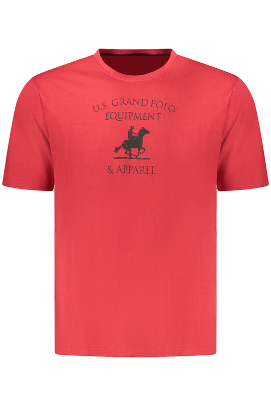 U.S. Grand Us Grand Men's Short-Sleeved Red T-Shirt