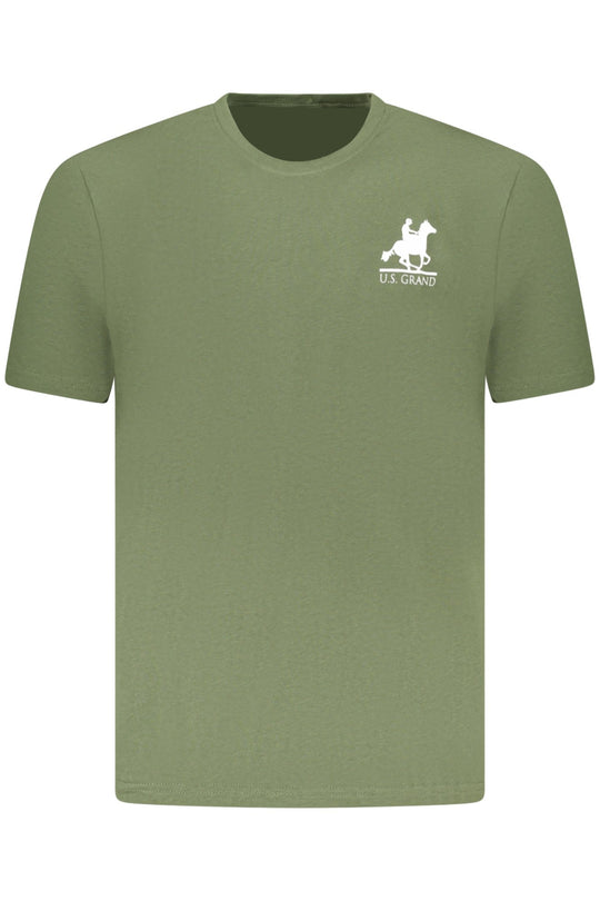 U.S. Grand Us Grand Men's Short-Sleeved Green T-Shirt