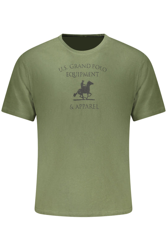 U.S. Grand Us Grand Men's Short-Sleeved Green T-Shirt