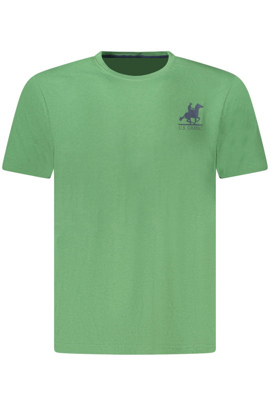 U.S. Grand Us Grand Men's Short-Sleeved Green T-Shirt